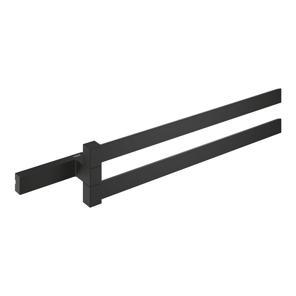 GROHE Selection Cube Doppel-Handtuchhalter #102280KF00 - phantom black
