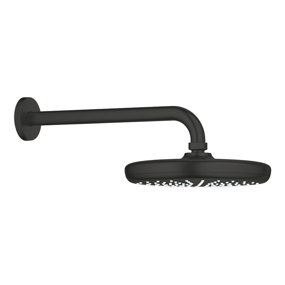 GROHE Tempesta 210 Kopfbrause-Set 286 mm, 1 Strahlart #1022182430 - matt black