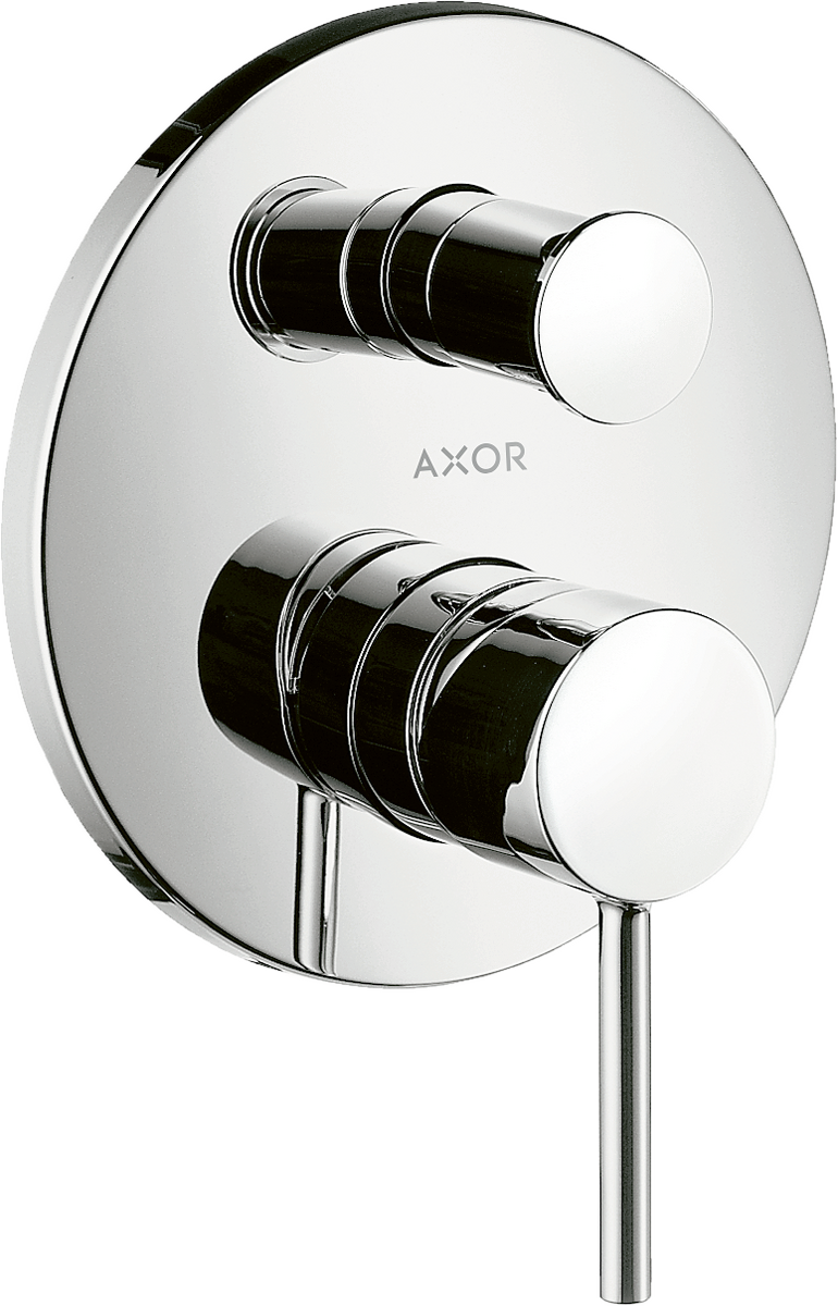 HANSGROHE AXOR Starck Einhebel-Wannenmischer Unterputz mit Pingriff #10416340 - Brushed Black Chrome