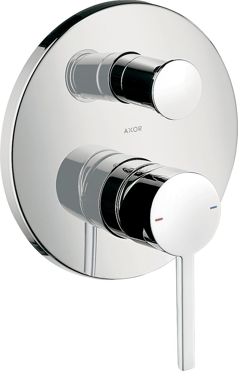 HANSGROHE AXOR Starck Einhebel-Wannenmischer Unterputz mit Hebelgriff #10414000 - Chrom