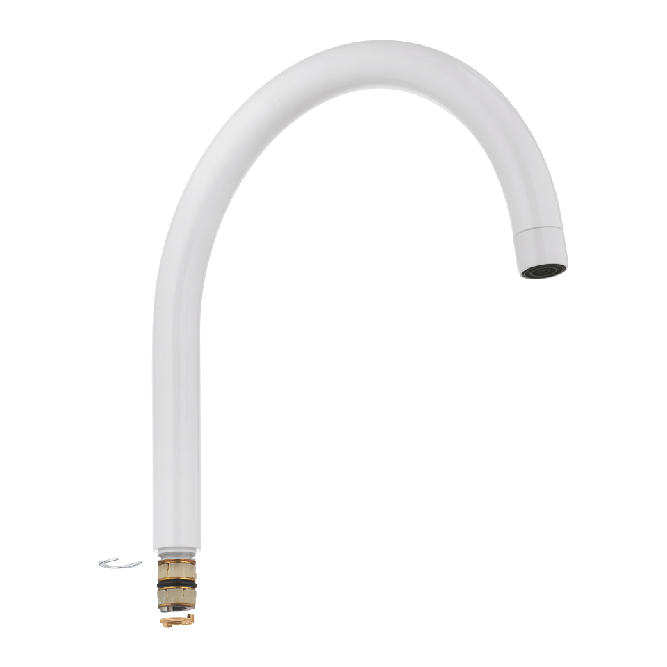 GROHE C-Auslauf #13043LS0 - moon white
