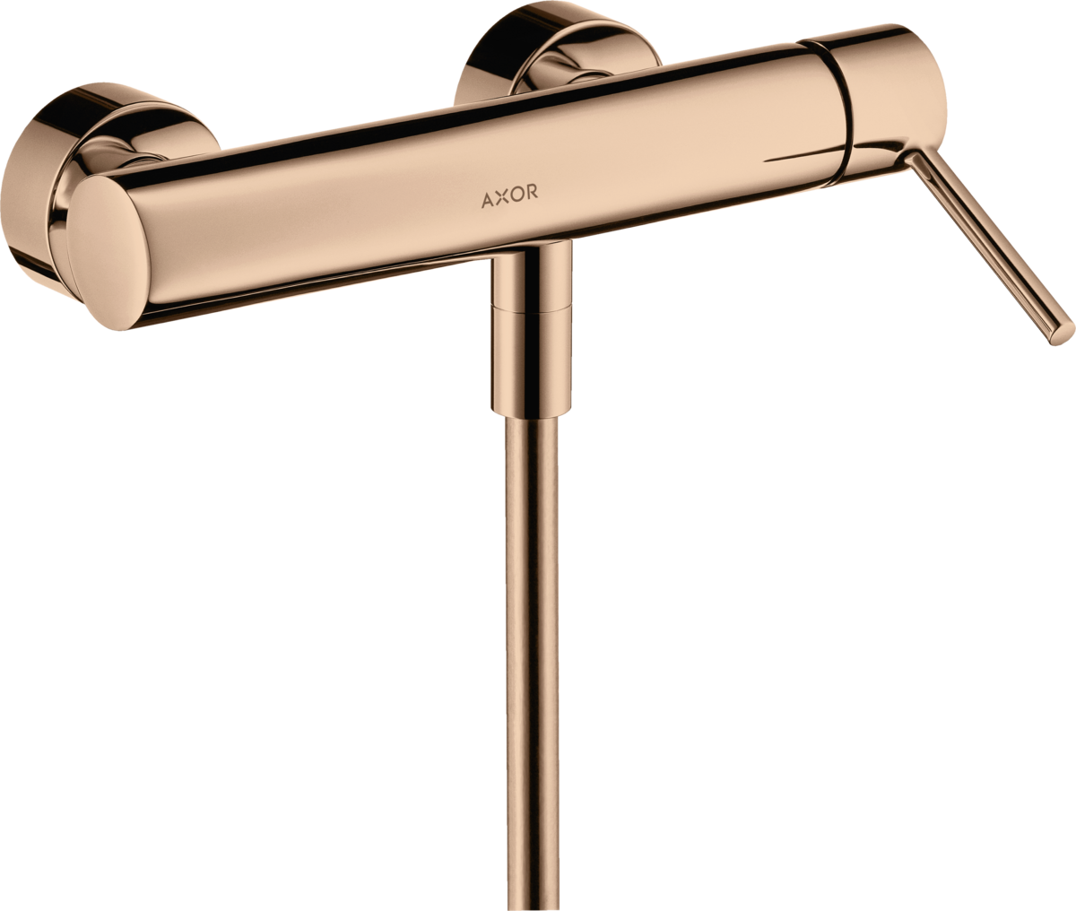 HANSGROHE AXOR Starck Einhebel-Brausemischer Aufputz mit Pingriff #10611300 - Polished Red Gold