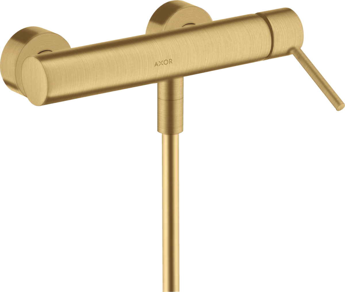 HANSGROHE AXOR Starck Einhebel-Brausemischer Aufputz mit Pingriff #10611250 - Brushed Gold Optic