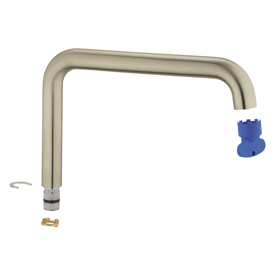 GROHE L-Auslauf #13376EN0 - nickel gebürstet