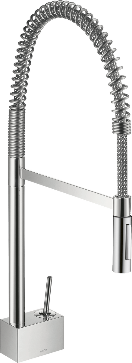 HANSGROHE AXOR Starck Einhebel-Küchenmischer 240 Semi-Pro #10820800 - Edelstahl Finish