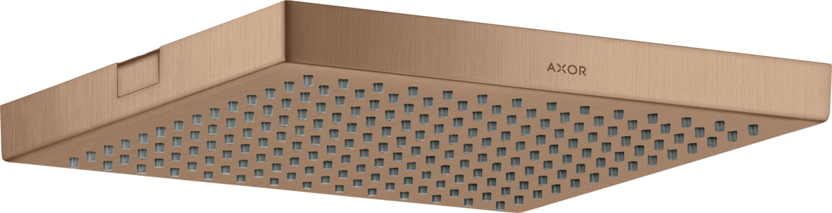 HANSGROHE AXOR ShowerSolutions Kopfbrause 240/240 1jet Deckenintegriert #10924310 - Brushed Red Gold