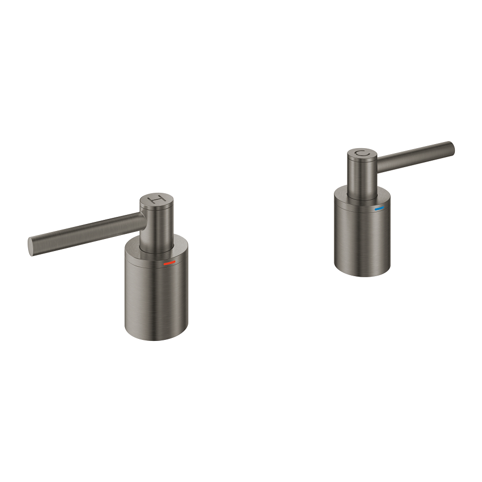 GROHE Atrio Hebelgriffe #14218AL0 - hard graphite gebürstet
