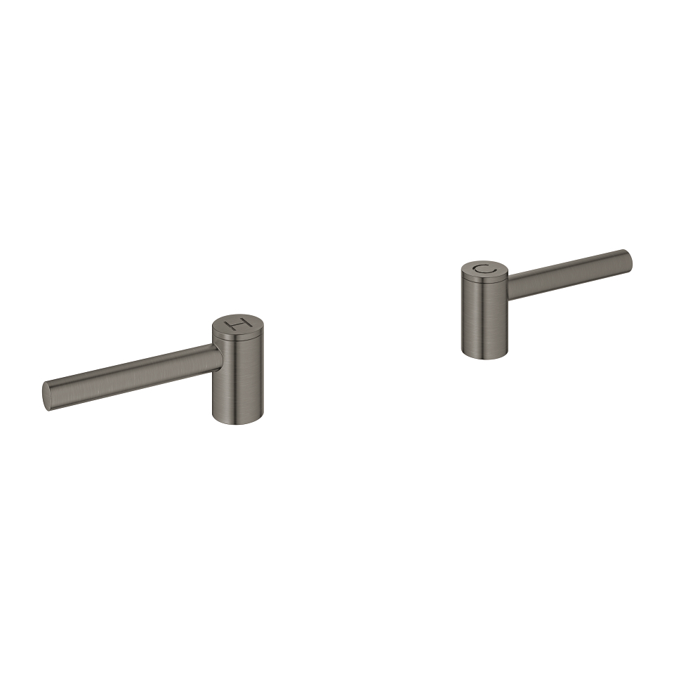 GROHE Atrio Hebelgriffe #14216AL0 - hard graphite gebürstet