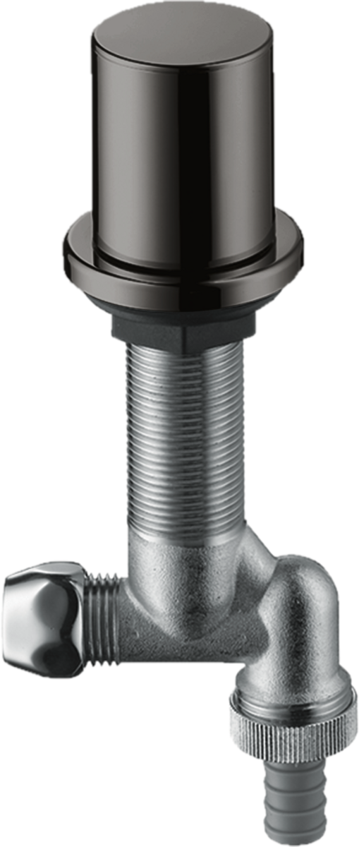 HANSGROHE Küchen-Geräteabsperrventil #10823330 - Polished Black Chrome