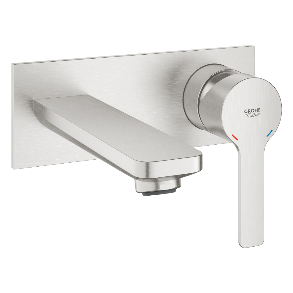 GROHE Lineare 2-Loch-Waschtischbatterie #19409DC1 - supersteel