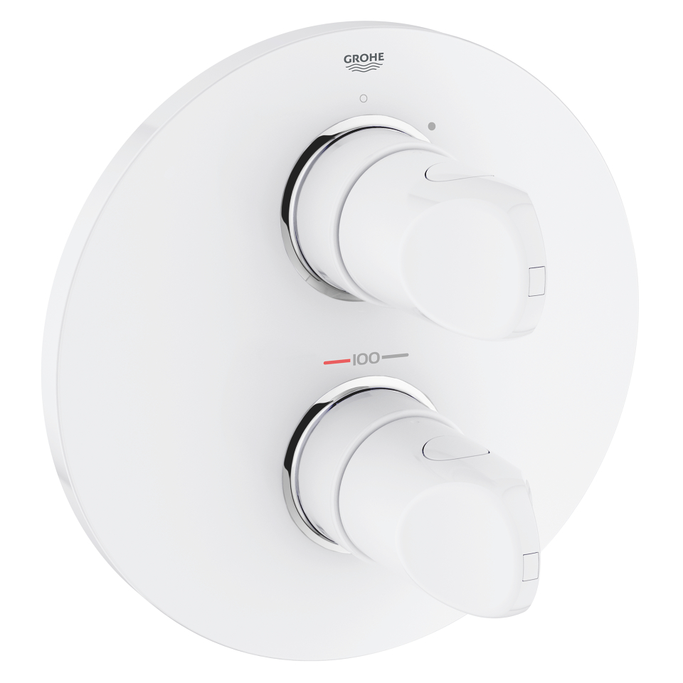 GROHE Veris Thermostat-Brausebatterie #19369LS0 - moon white