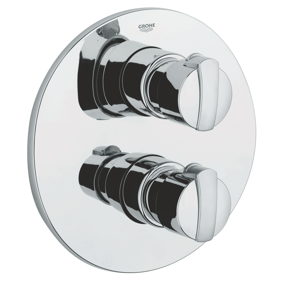 GROHE Ectos Thermostat-Brausebatterie #19675IP0 - chrom/mattchrom