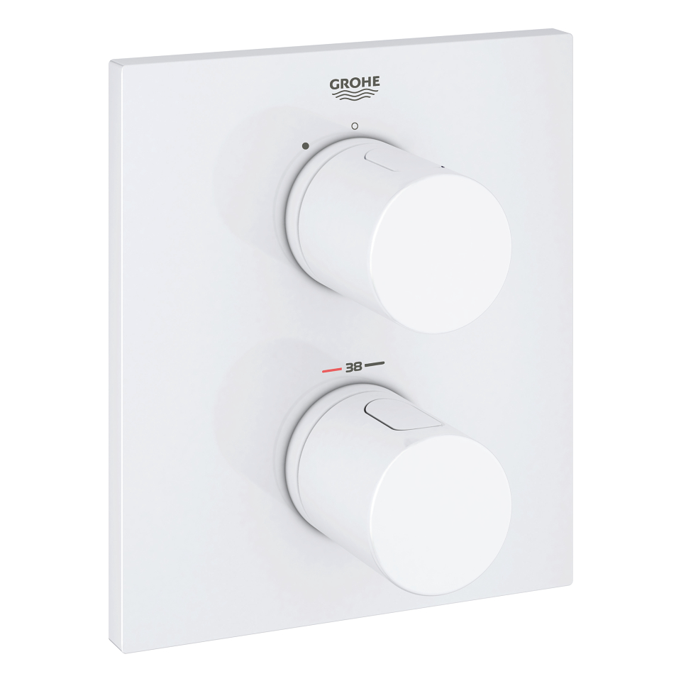 GROHE Grohtherm 3000 Cosmopolitan Thermostat-Brausebatterie #19568LS0 - moon white