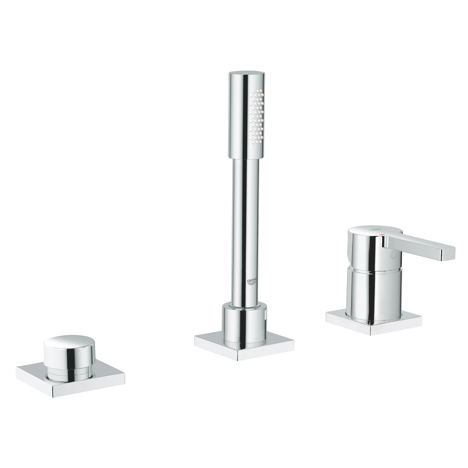GROHE Lineare 3-Loch Einhand-Wannenkombination #19965000 - chrom