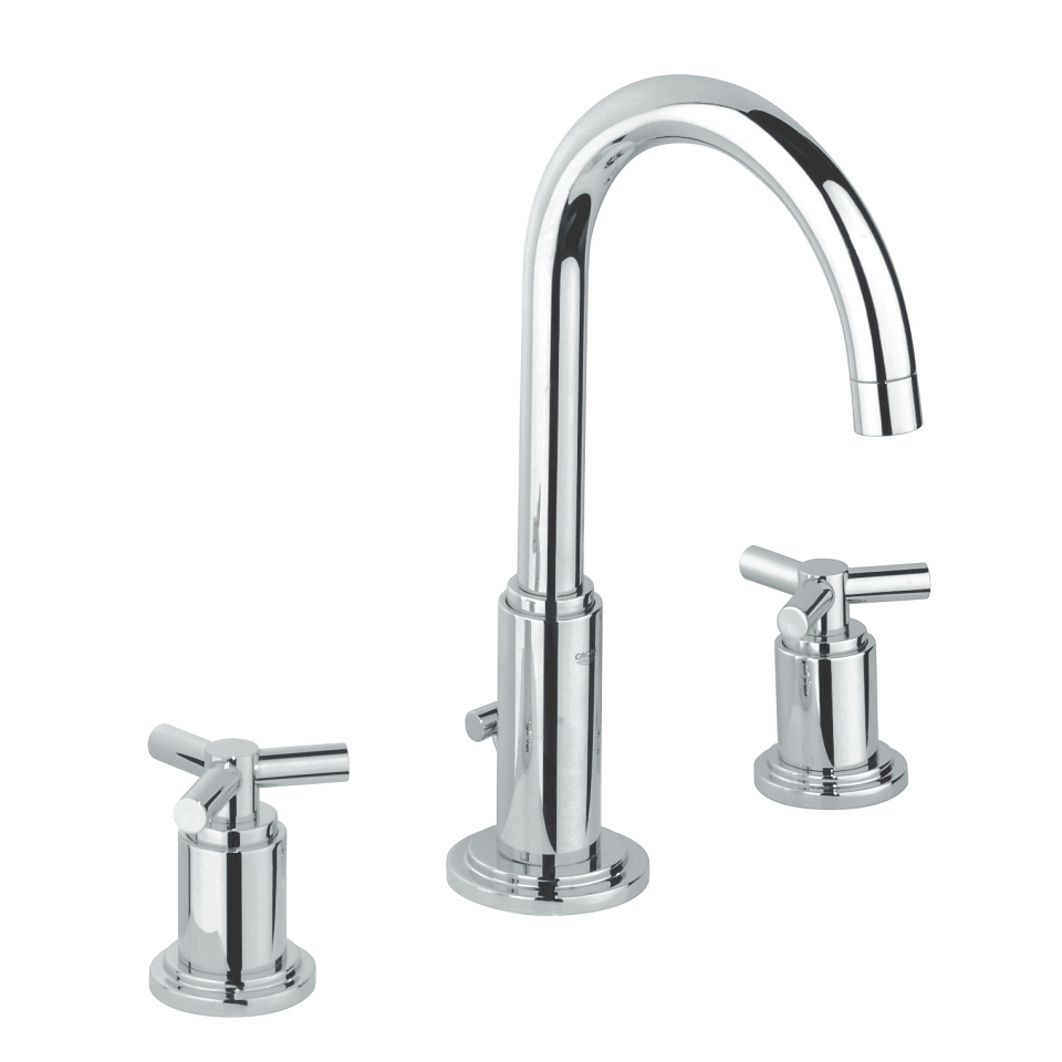 GROHE Atrio 3-Loch-Waschtischbatterie, 1/2″ #20008000 - chrom