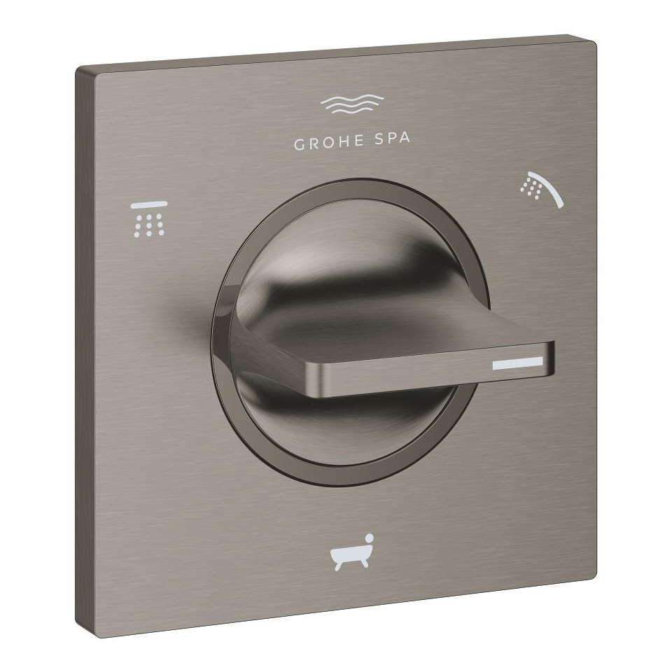 GROHE Allure 3-Wege Umstellung #19590AL1 - hard graphite gebürstet