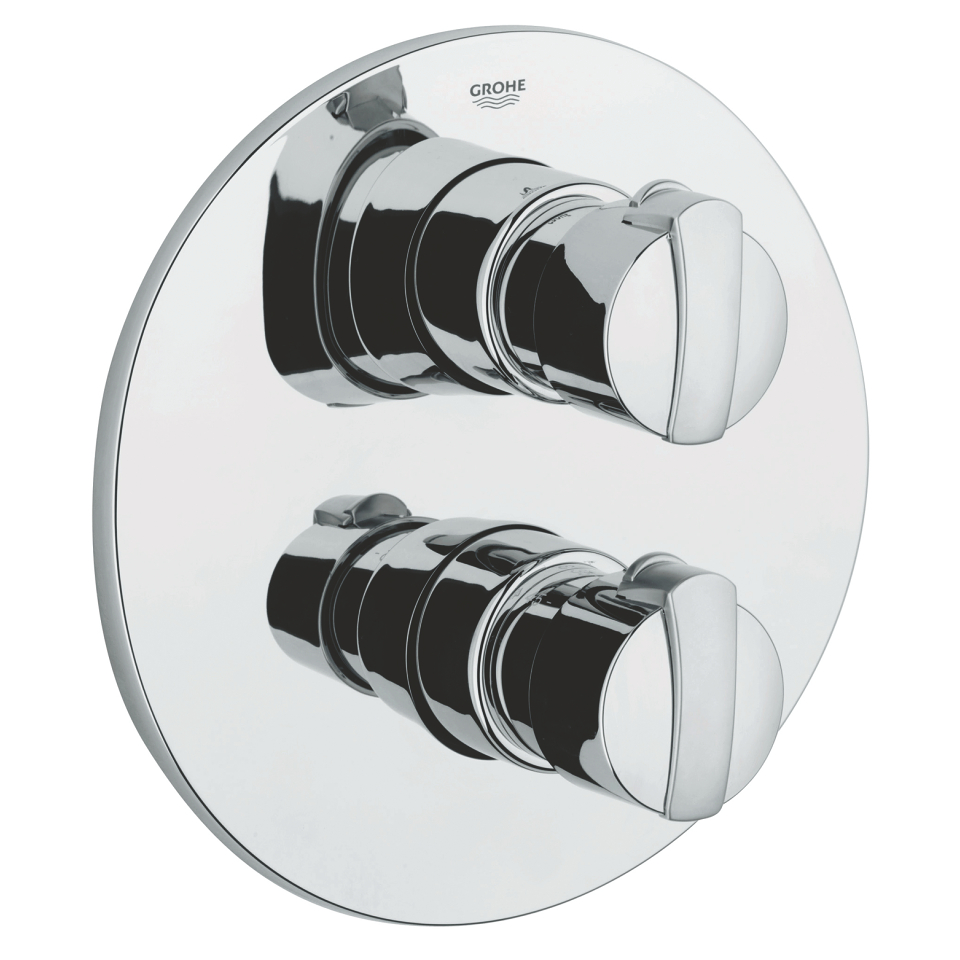 GROHE Ectos Thermostat-Wannenbatterie #19676IP0 - chrom/mattchrom