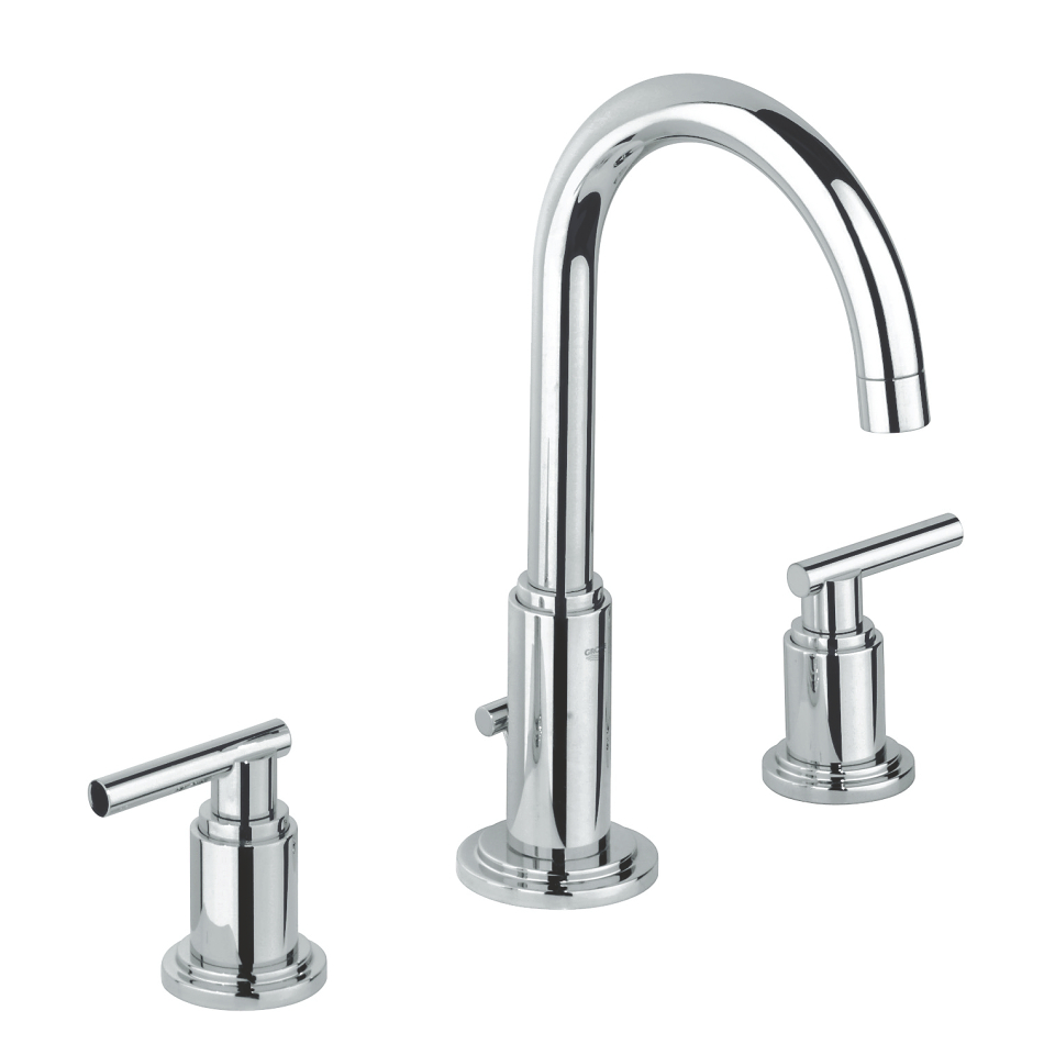GROHE Atrio 3-Loch-Waschtischbatterie, 1/2″ #20009000 - chrom