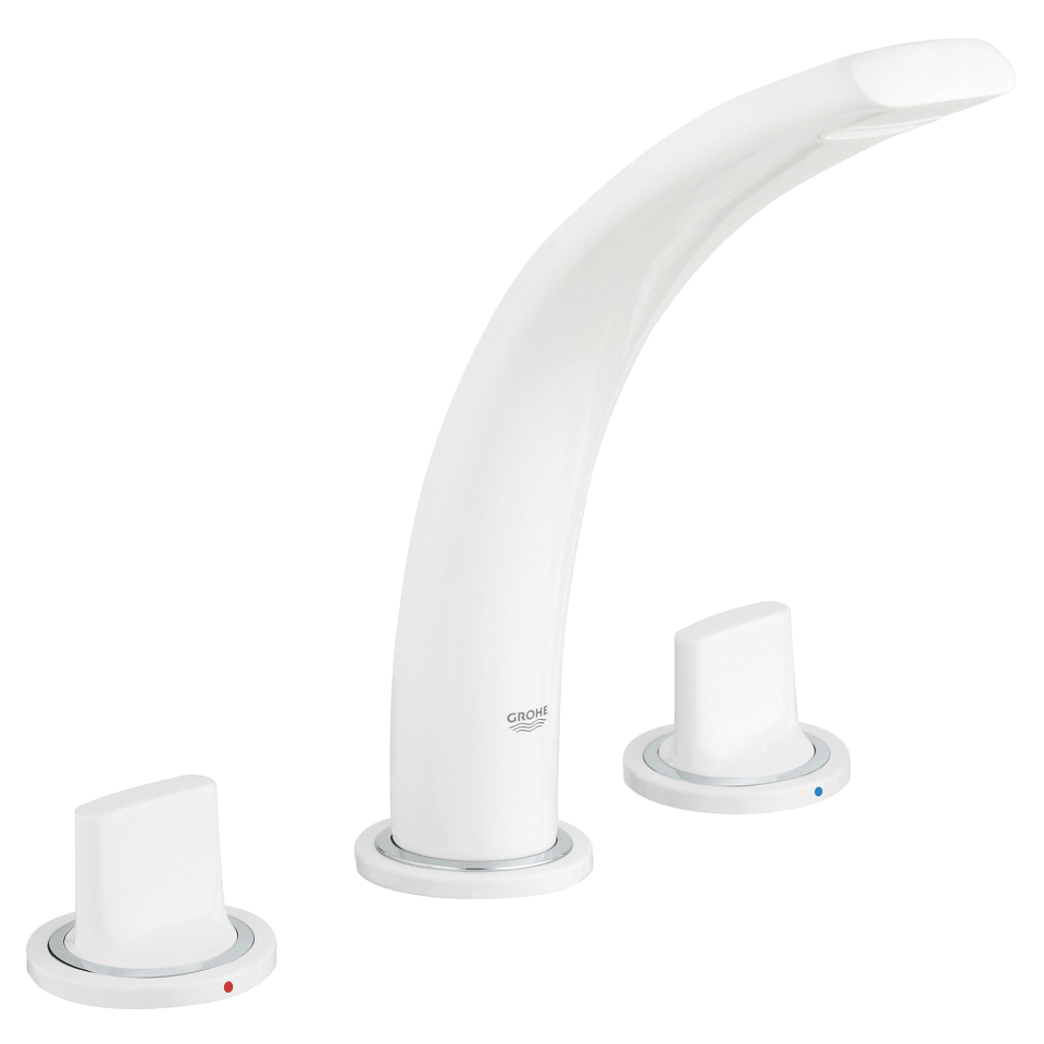 GROHE Veris 3-Loch-Waschtischbatterie #20149LS0 - moon white