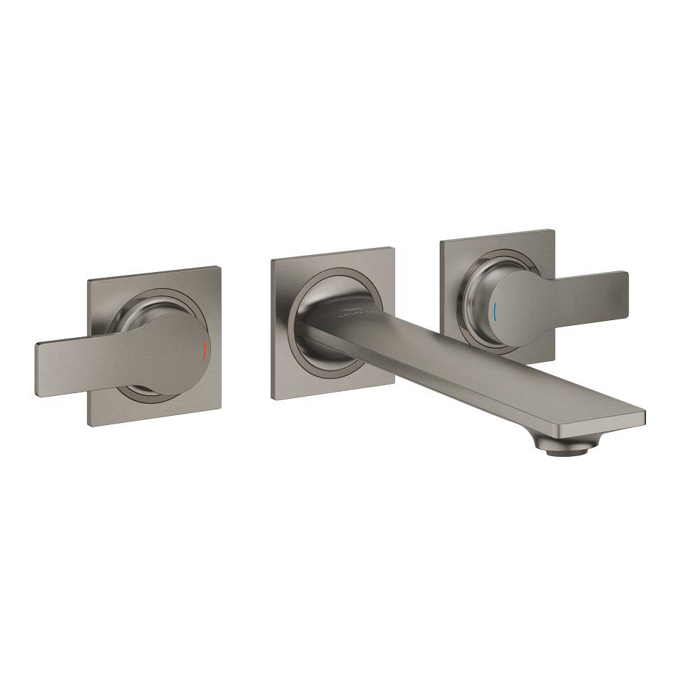 GROHE Allure 3-Loch-Waschtischbatterie, 1/2″ #20193AL2 - hard graphite gebürstet