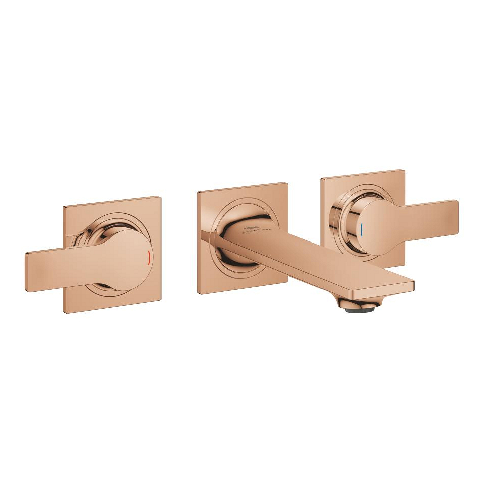 GROHE Allure 3-Loch-Waschtischbatterie, 1/2″ #20189DA2 - warm sunset