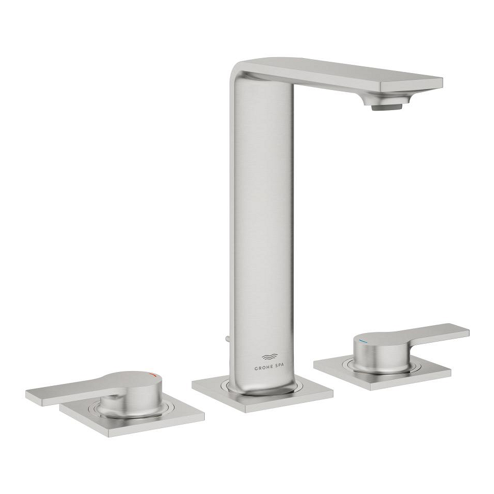 GROHE Allure 3-Loch-Waschtischbatterie, 1/2″ #20188DC1 - supersteel