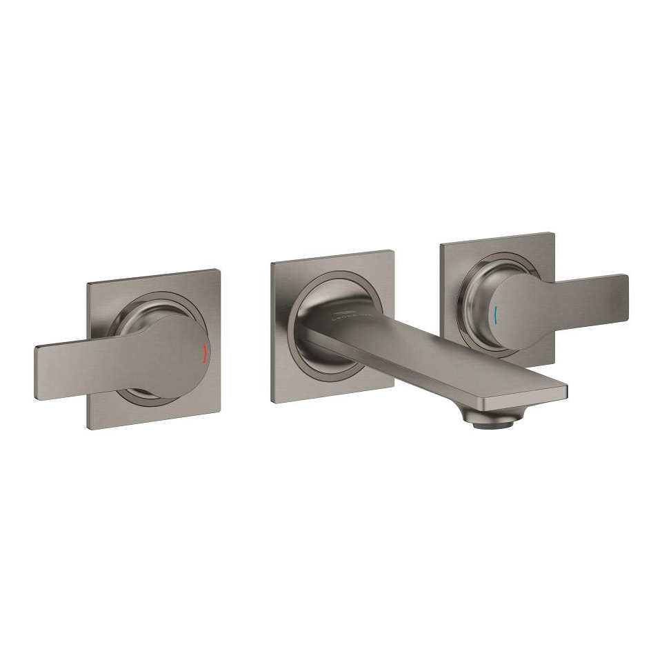 GROHE Allure 3-Loch-Waschtischbatterie, 1/2″ #20189AL2 - hard graphite gebürstet