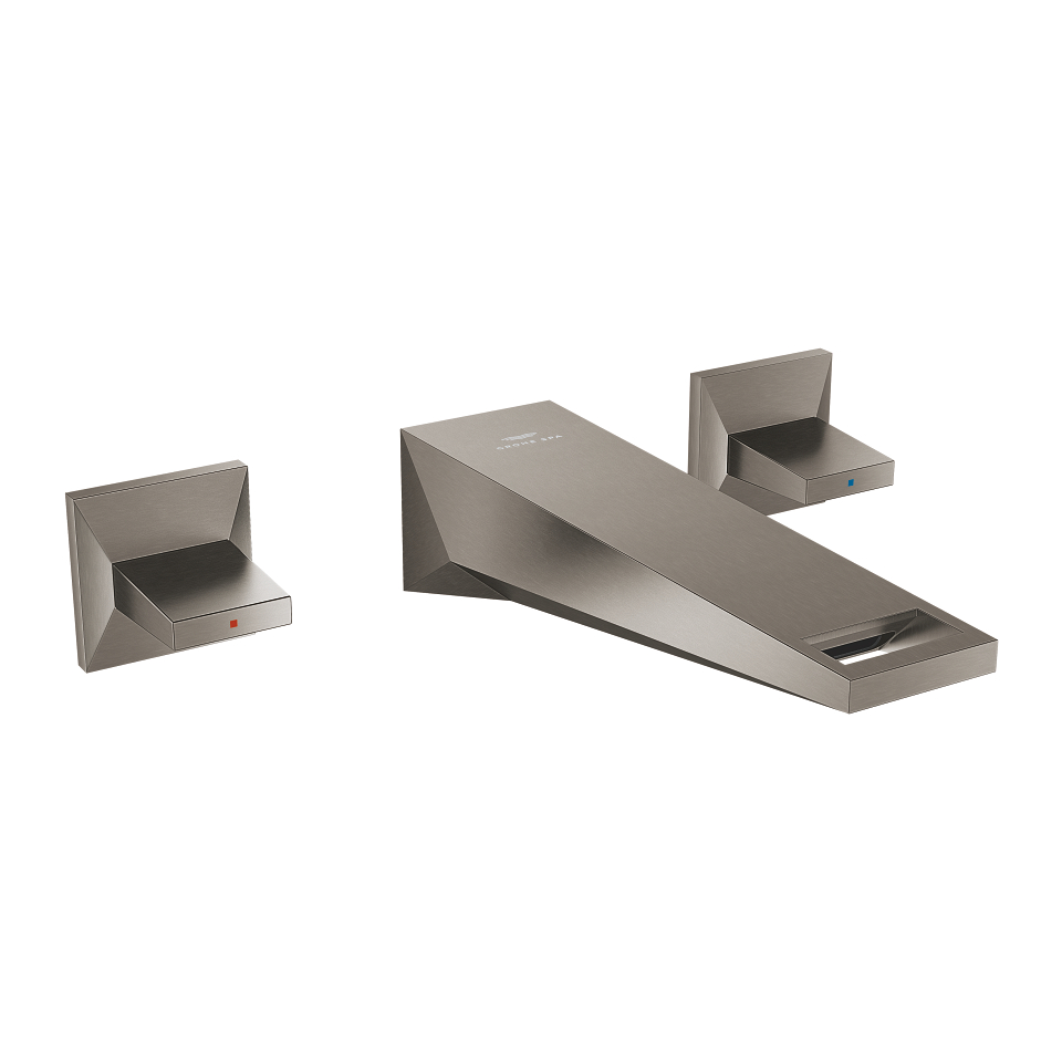 GROHE Allure Brilliant 3-Loch-Waschtischbatterie, 1/2″ #20628AL0 - hard graphite gebürstet