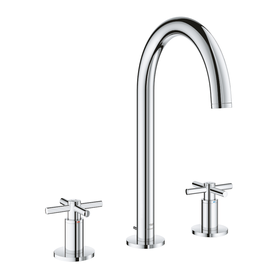 GROHE Atrio 3-Loch Waschtischbatterie, 1/2″ L-Size #20643000 - chrom