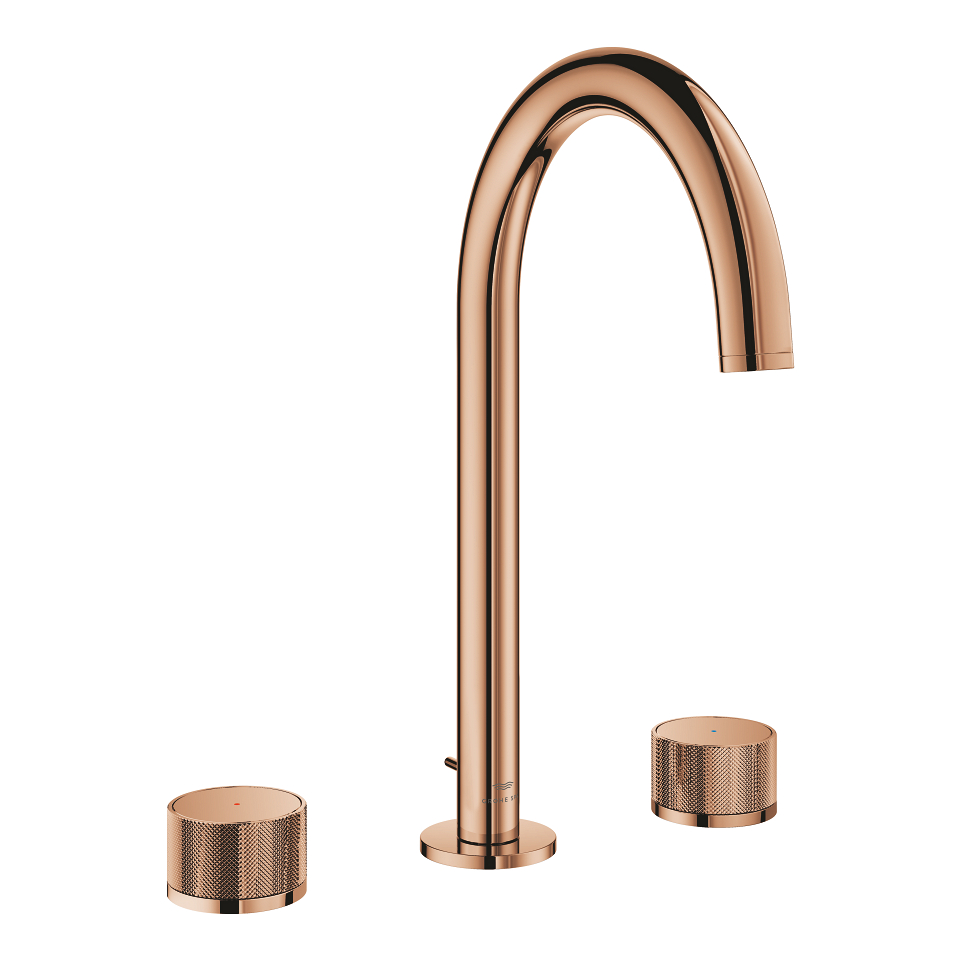 GROHE Atrio Private Collection 3-Loch Waschtischbatterie, 1/2″ L-Size #20595DA0 - warm sunset