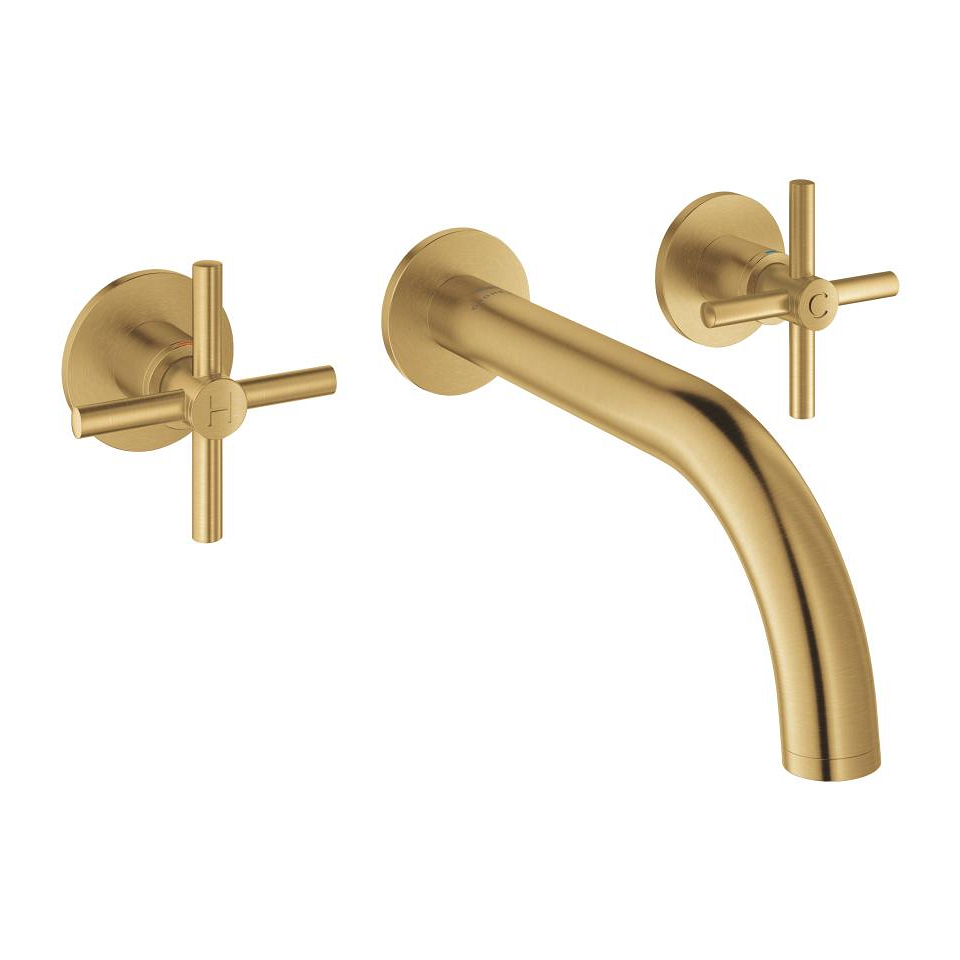 GROHE Atrio 3-Loch-Waschtischbatterie, 1/2″ #20661GN0 - cool sunrise gebürstet