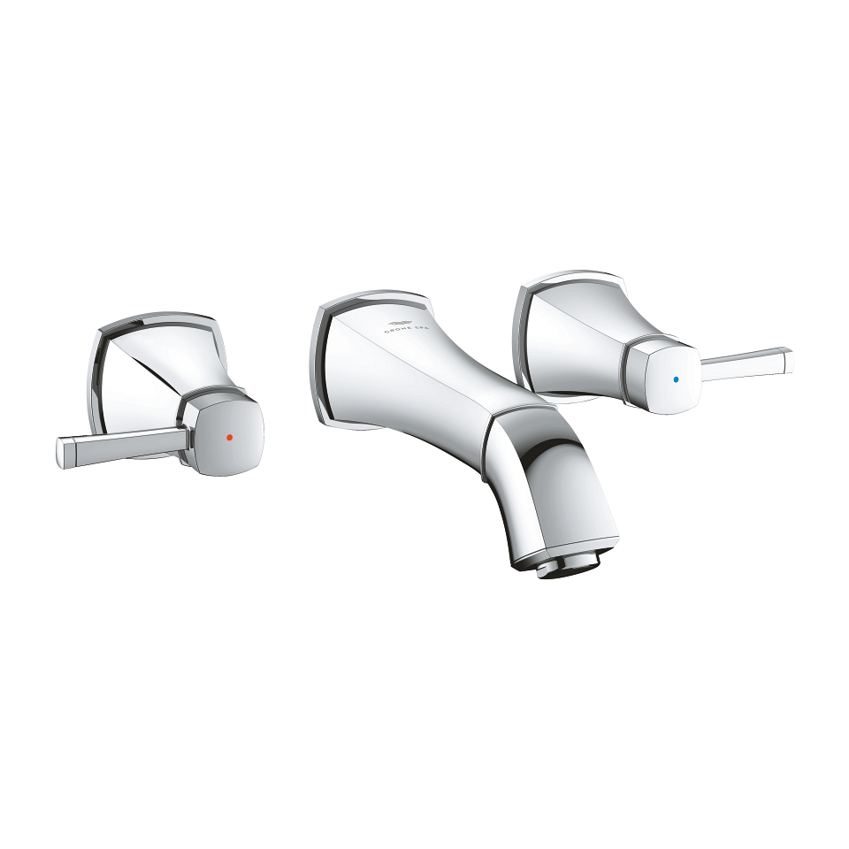 GROHE Grandera 3-Loch-Waschtischbatterie, 1/2″ #20622000 - chrom