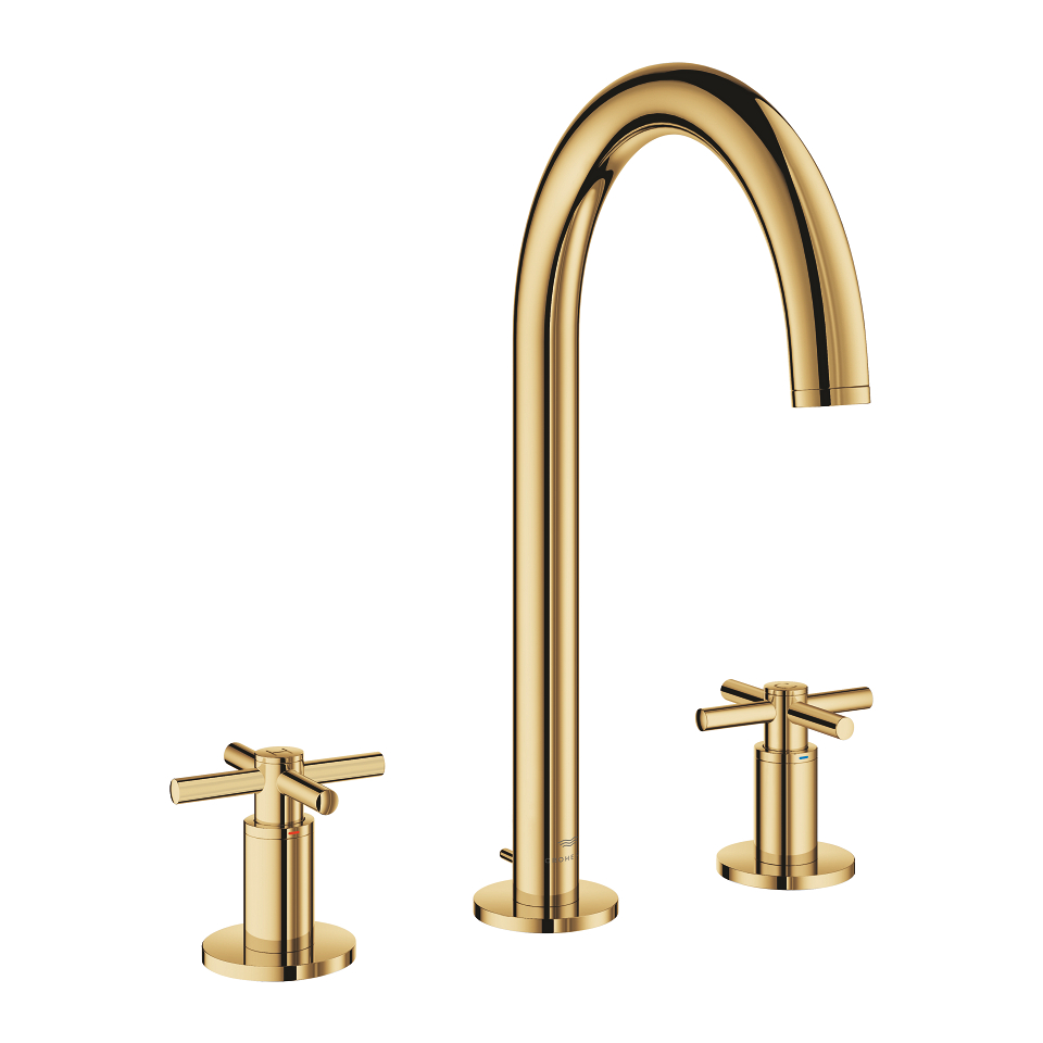 GROHE Atrio 3-Loch Waschtischbatterie, 1/2″ L-Size #20643GL0 - cool sunrise