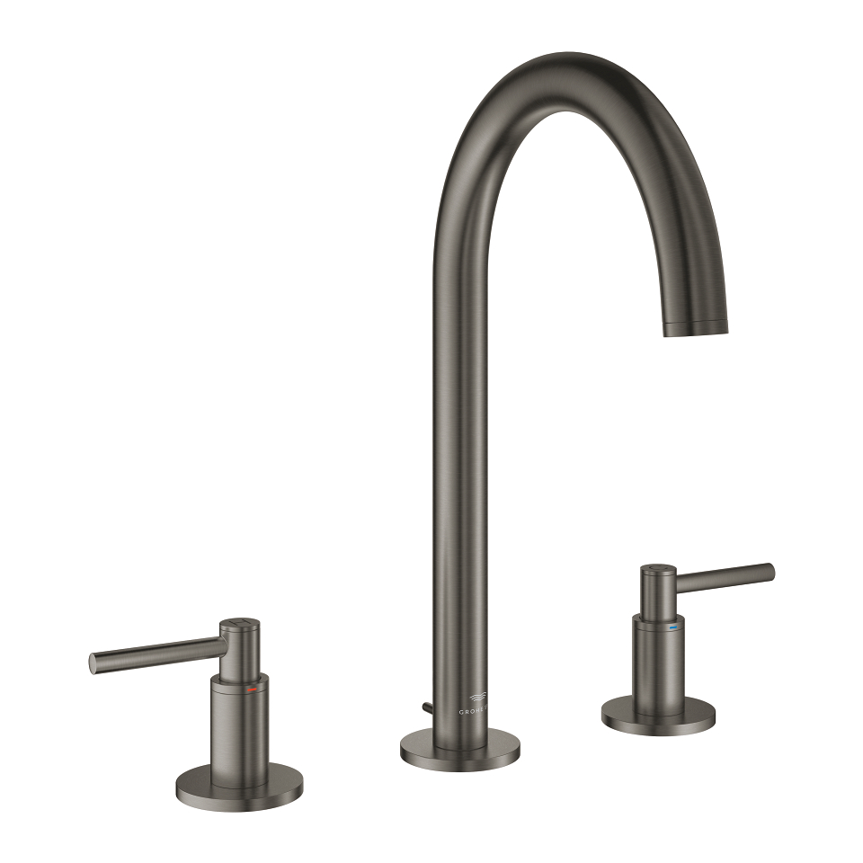 GROHE Atrio 3-Loch Waschtischbatterie, 1/2″ L-Size #20649AL0 - hard graphite gebürstet