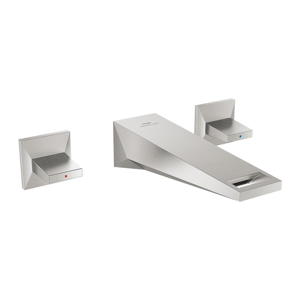 GROHE Allure Brilliant 3-Loch-Waschtischbatterie, 1/2″ #20628DC0 - supersteel