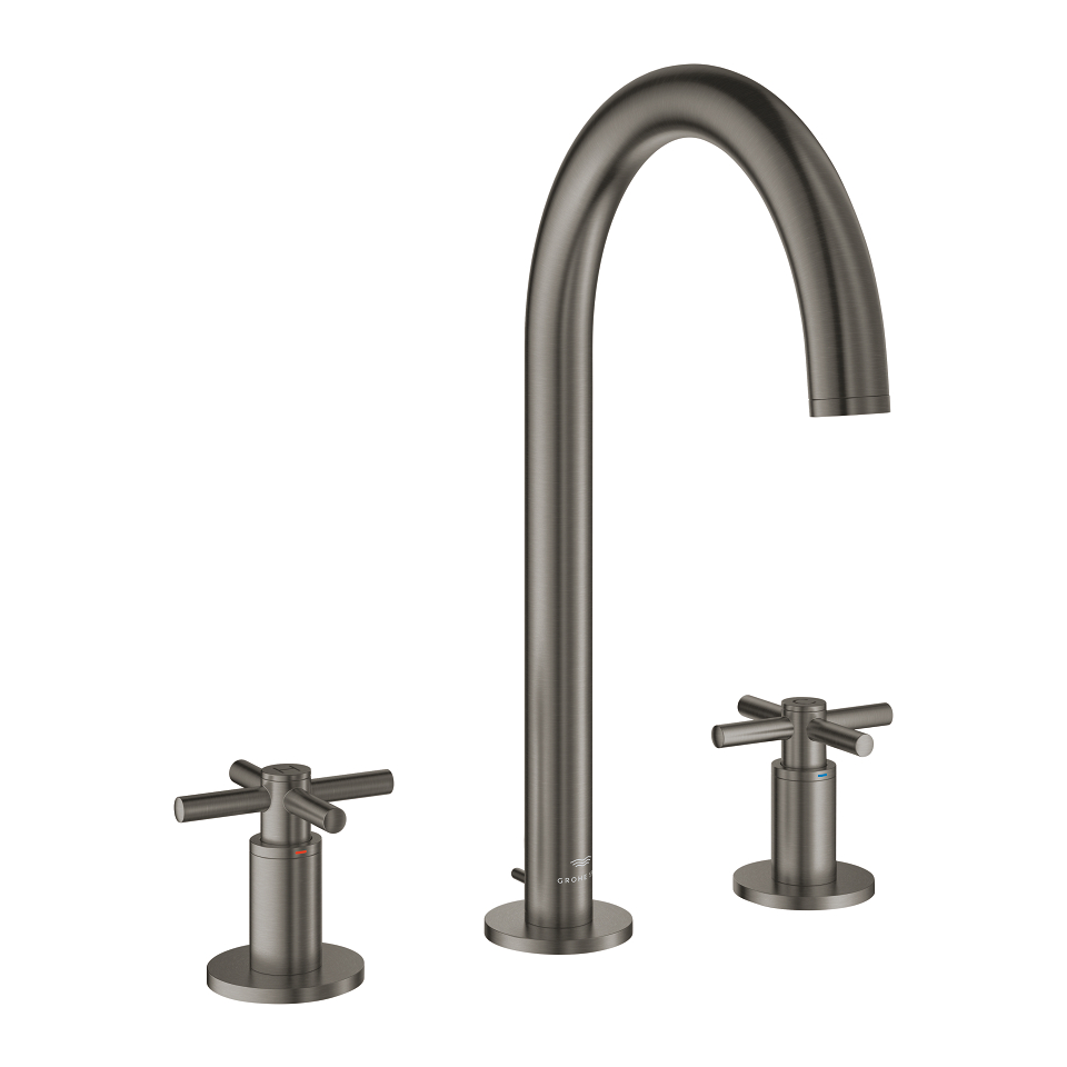 GROHE Atrio 3-Loch Waschtischbatterie, 1/2″ L-Size #20643AL0 - hard graphite gebürstet