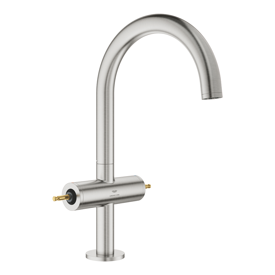 GROHE Atrio Private Collection Waschtisch-Einlochbatterie, 1/2″ L-Size #21134DC0 - supersteel