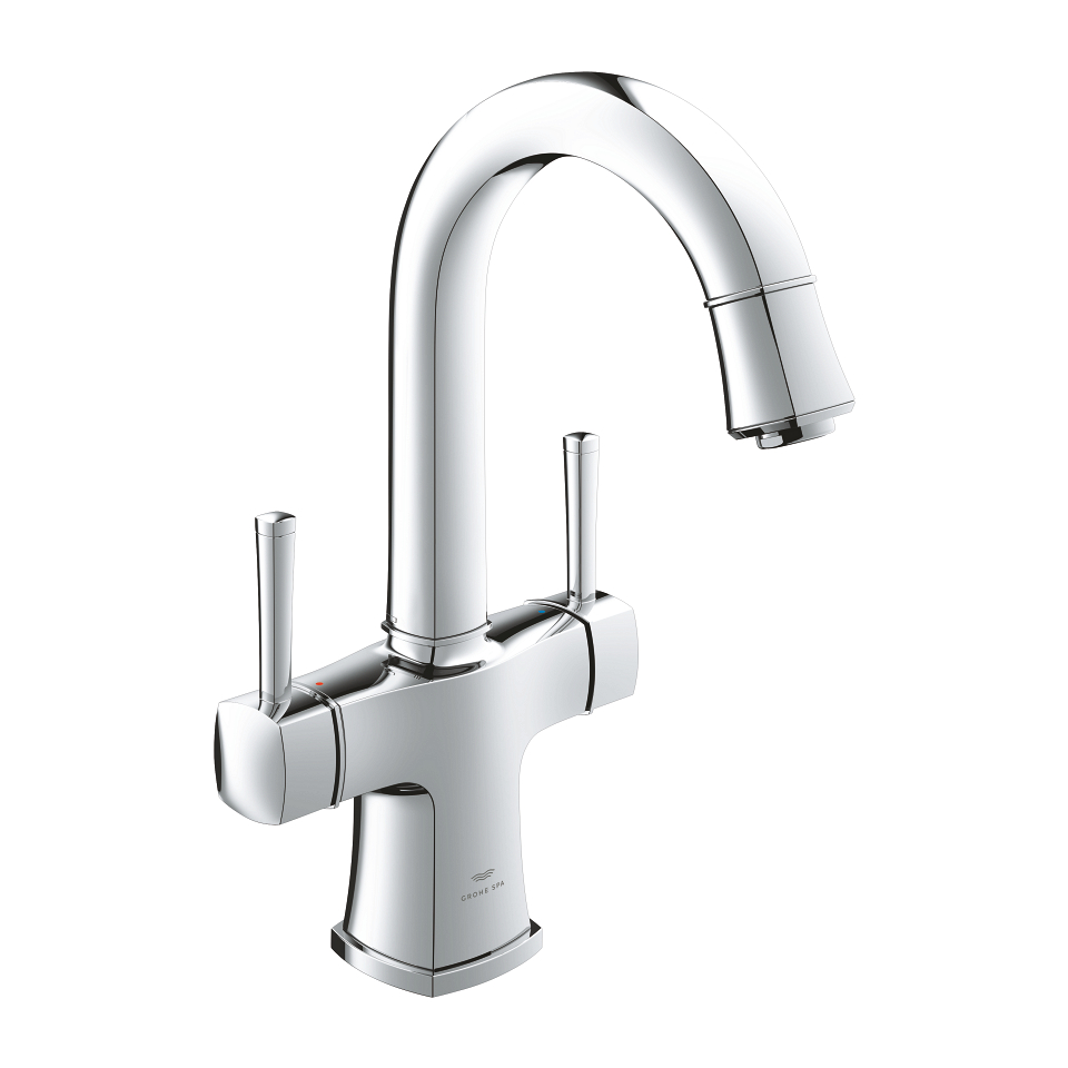 GROHE Grandera Zweigriff-Waschtischbatterie, 1/2″ L-Size #20666000 - chrom