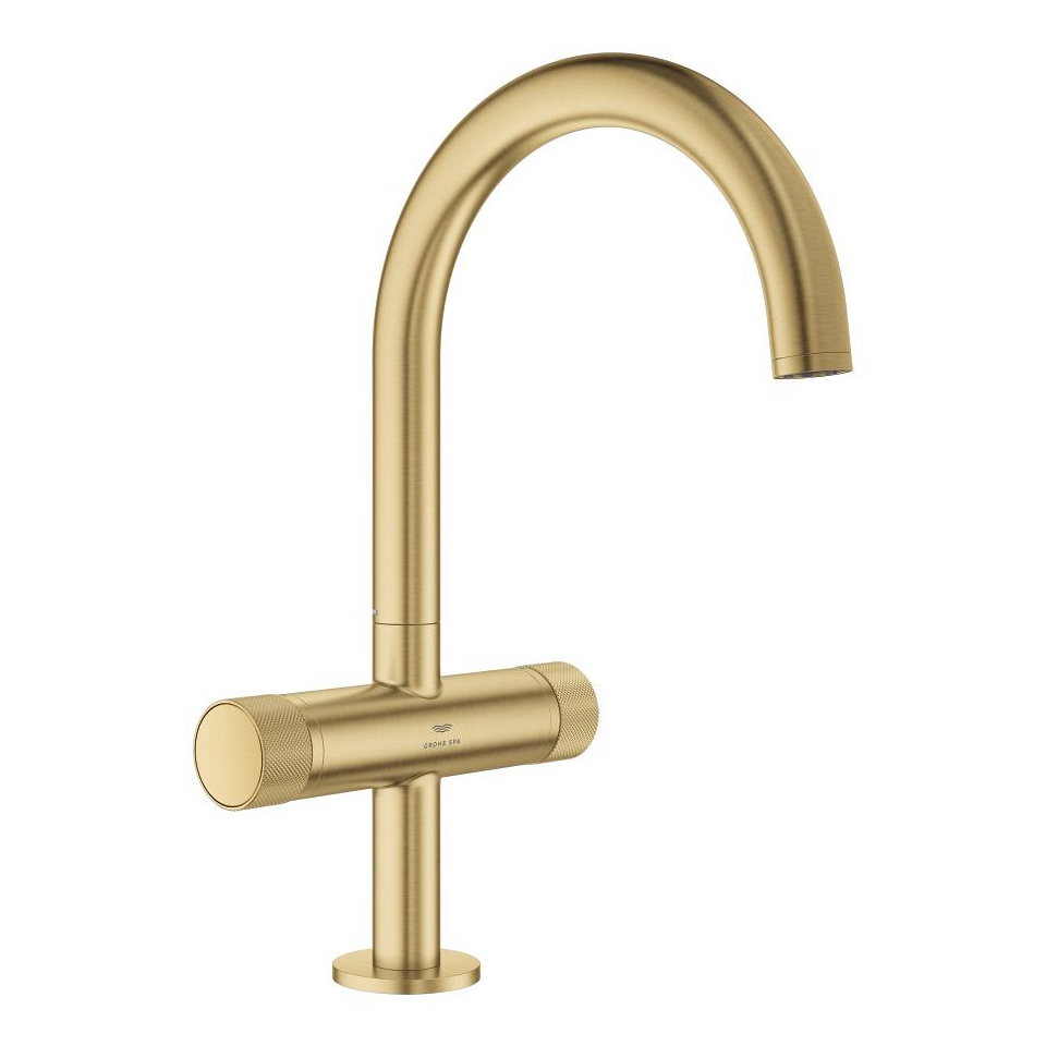GROHE Atrio Private Collection Waschtisch-Einlochbatterie, 1/2″ L-Size #21138GN0 - cool sunrise gebürstet