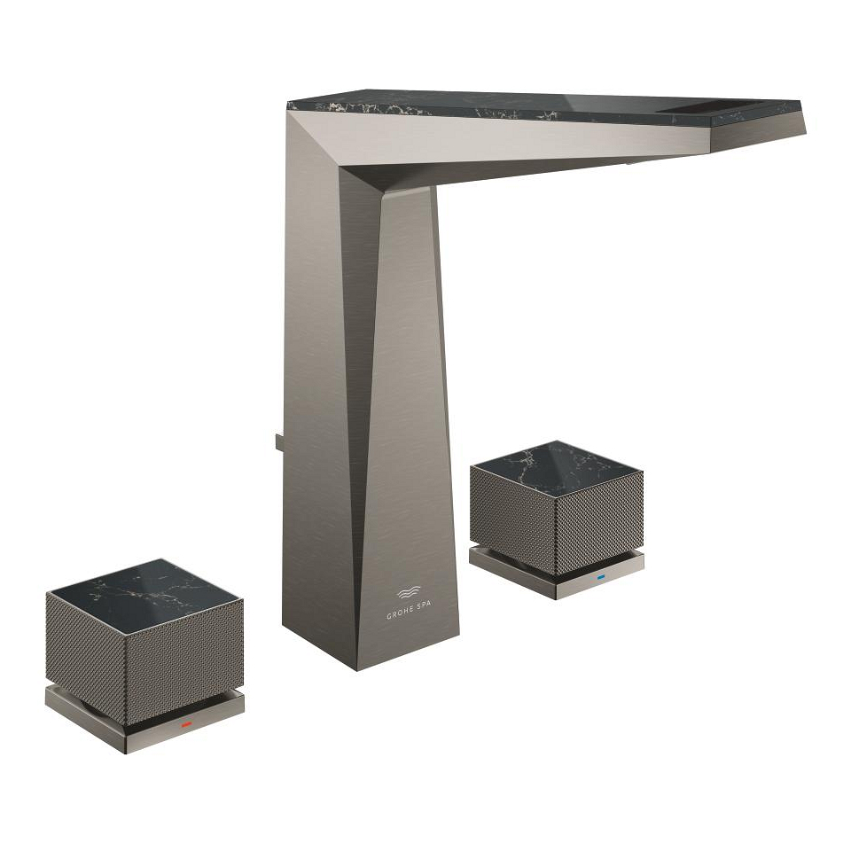 GROHE Allure Brilliant Private Collection 3-Loch Waschtischbatterie, 1/2″ L-Size #20672AL0 - hard graphite gebürstet