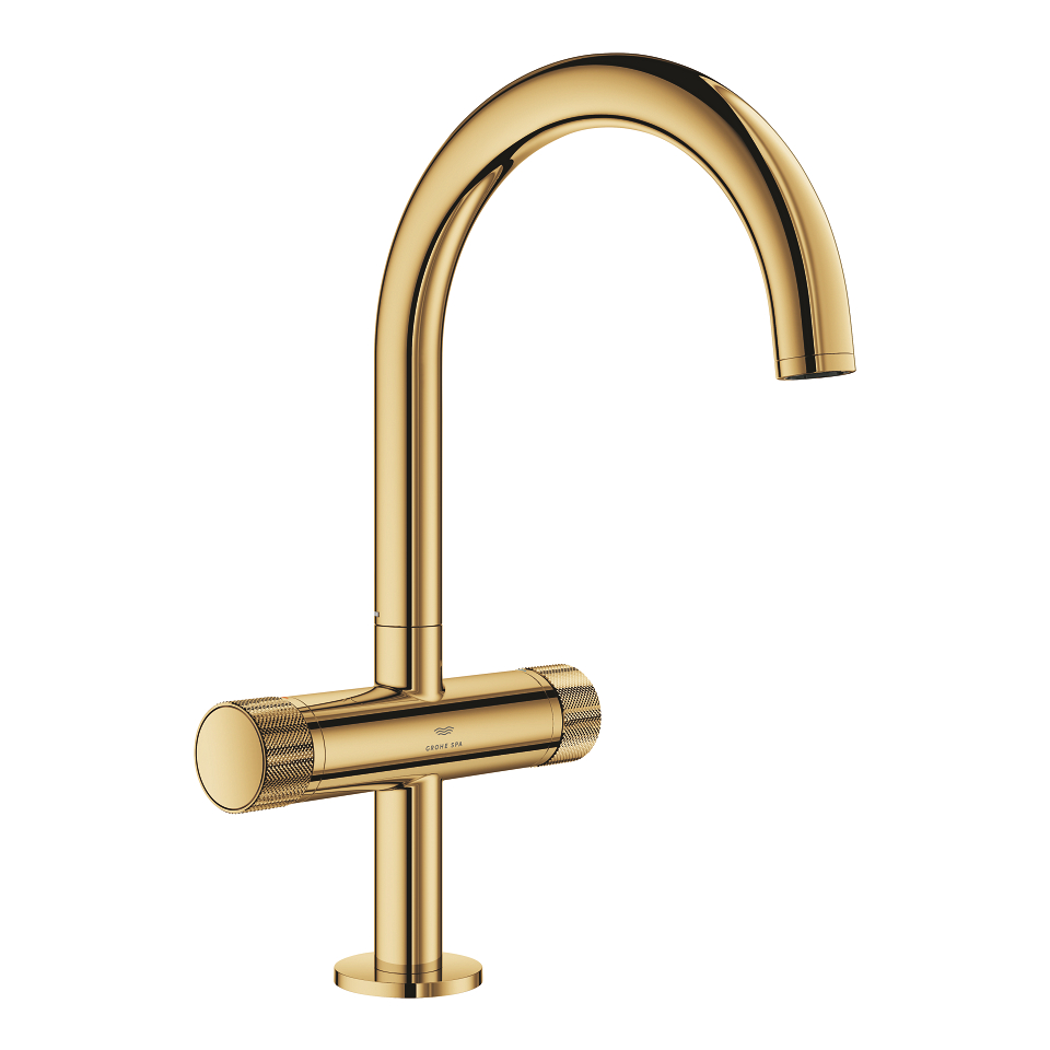 GROHE Atrio Private Collection Waschtisch-Einlochbatterie, 1/2″ L-Size #21138GL0 - cool sunrise