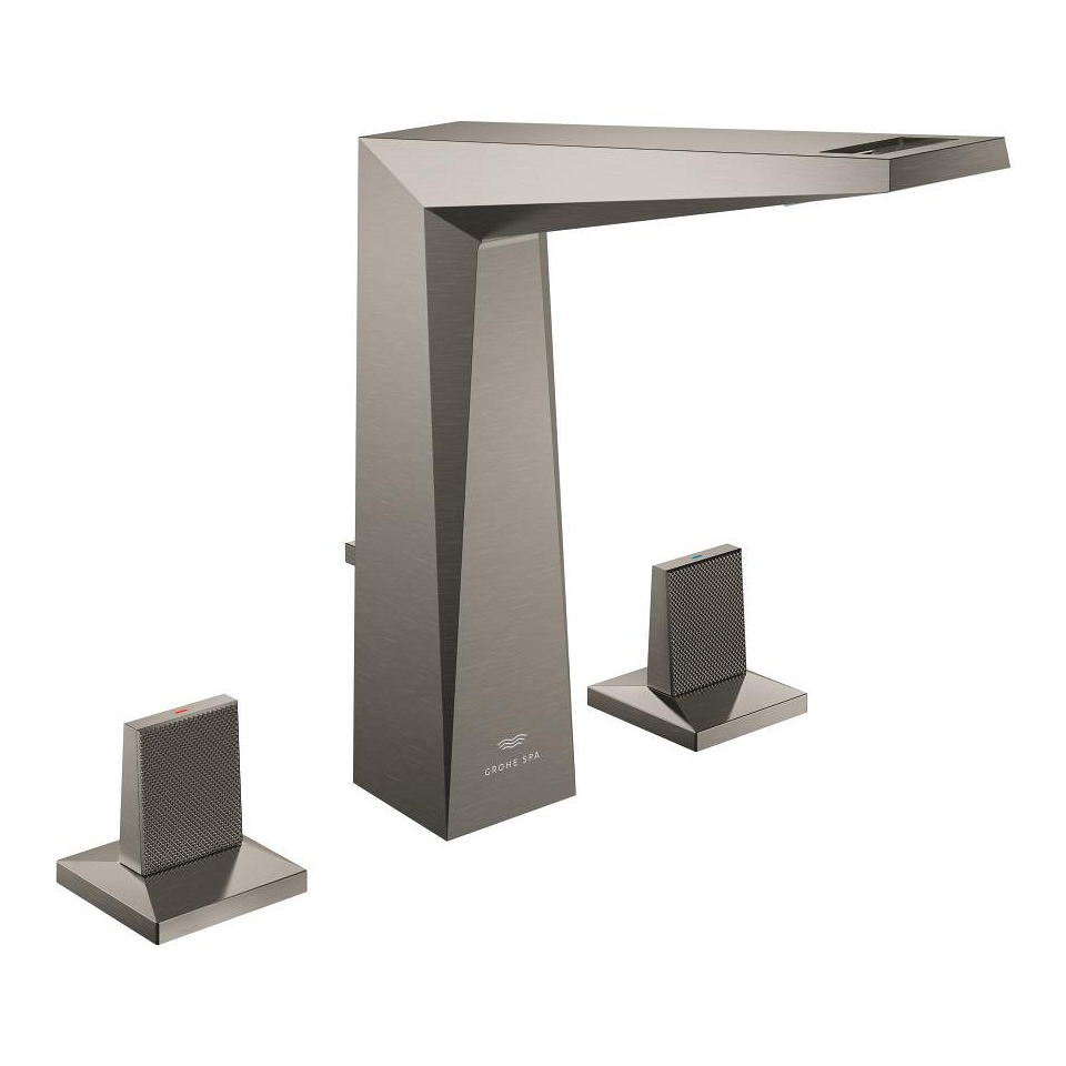 GROHE Allure Brilliant Private Collection 3-Loch Waschtischbatterie, 1/2″ L-Size #20667AL0 - hard graphite gebürstet