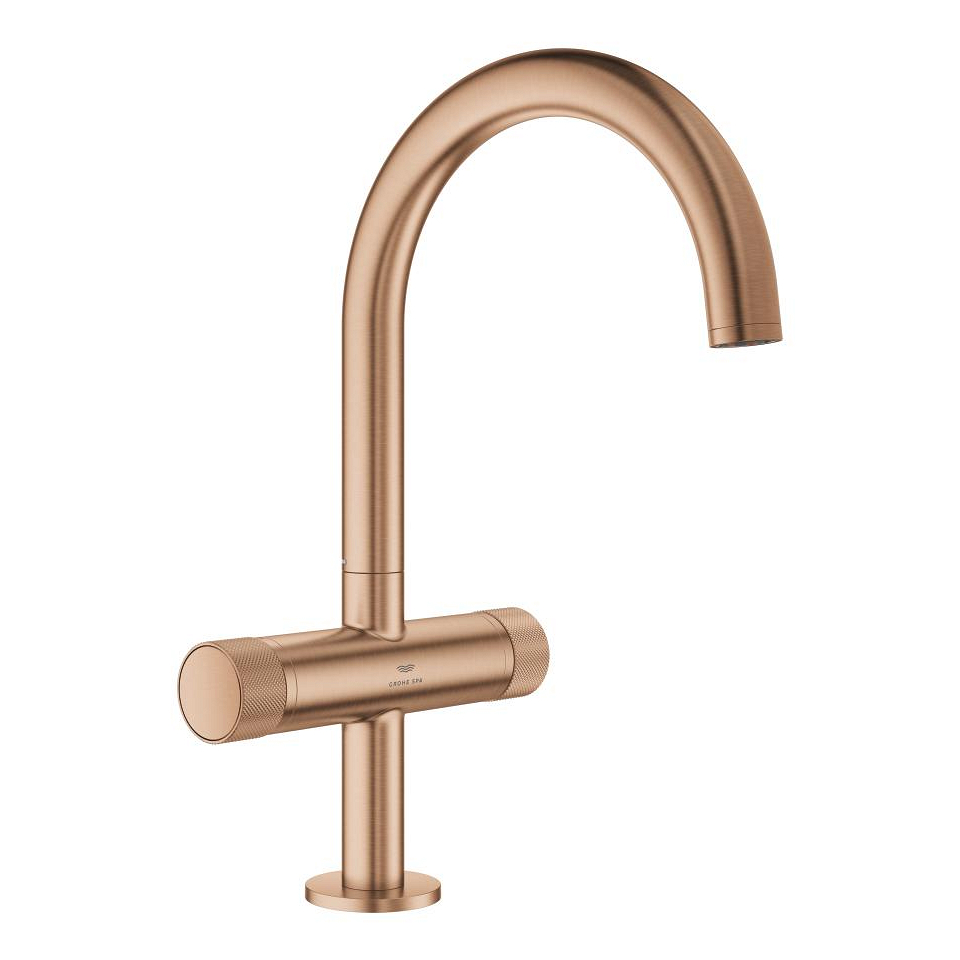 GROHE Atrio Private Collection Waschtisch-Einlochbatterie, 1/2″ L-Size #21138DL0 - warm sunset gebürstet