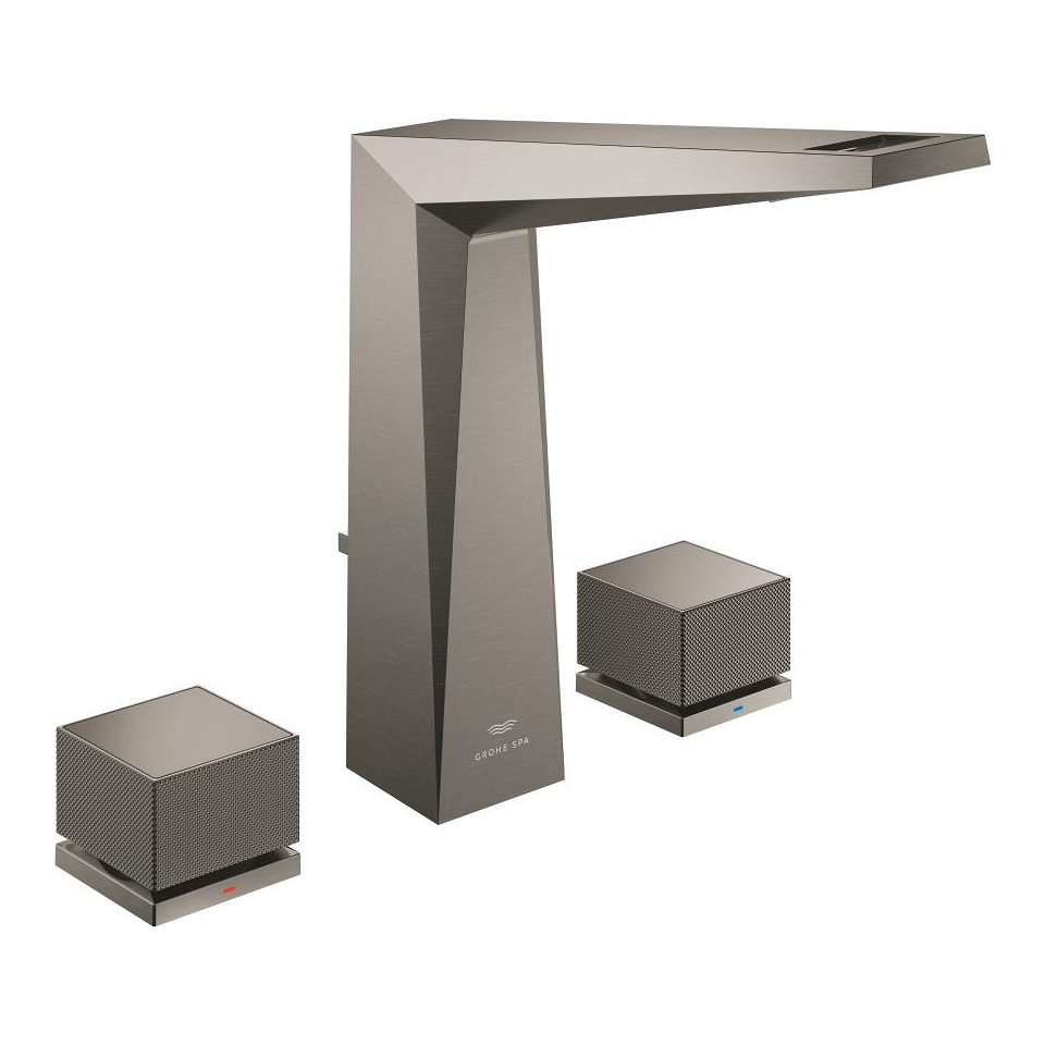GROHE Allure Brilliant Private Collection 3-Loch Waschtischbatterie, 1/2″ L-Size #20670AL0 - hard graphite gebürstet