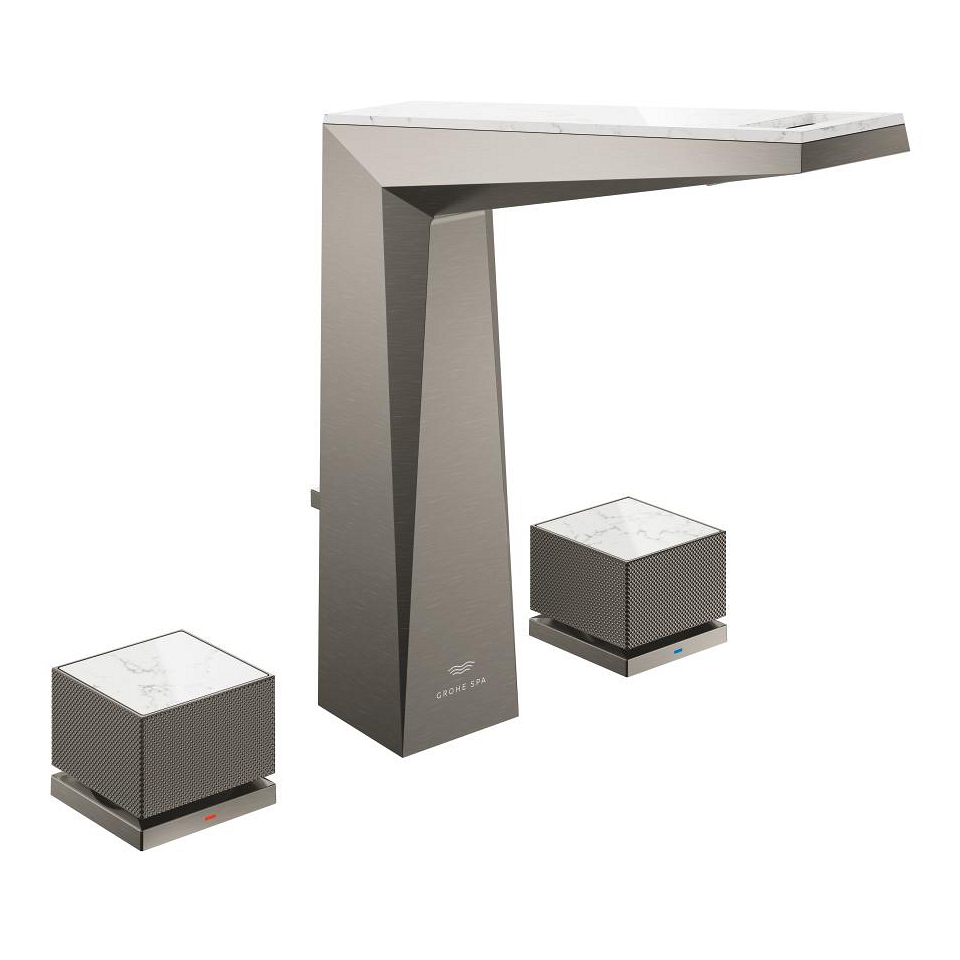 GROHE Allure Brilliant Private Collection 3-Loch Waschtischbatterie, 1/2″ L-Size #20671AL0 - hard graphite gebürstet