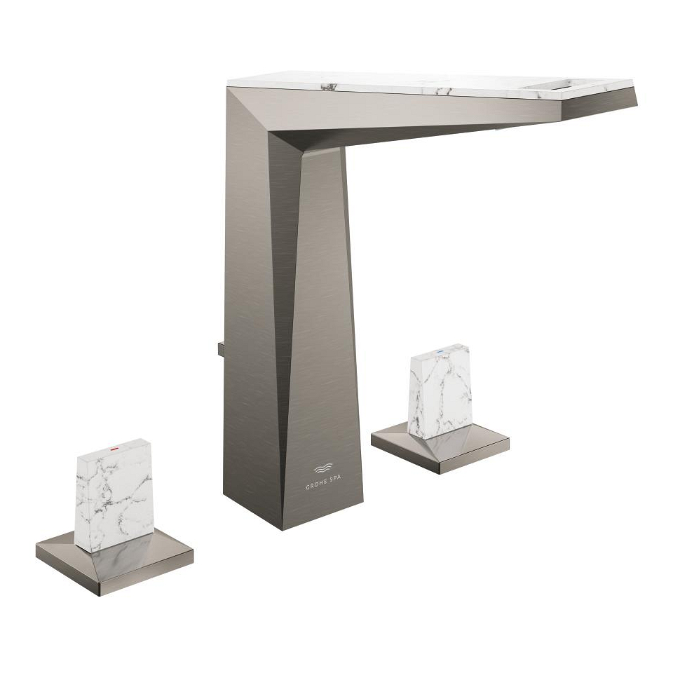 GROHE Allure Brilliant Private Collection 3-Loch Waschtischbatterie, 1/2″ L-Size #20668AL0 - hard graphite gebürstet