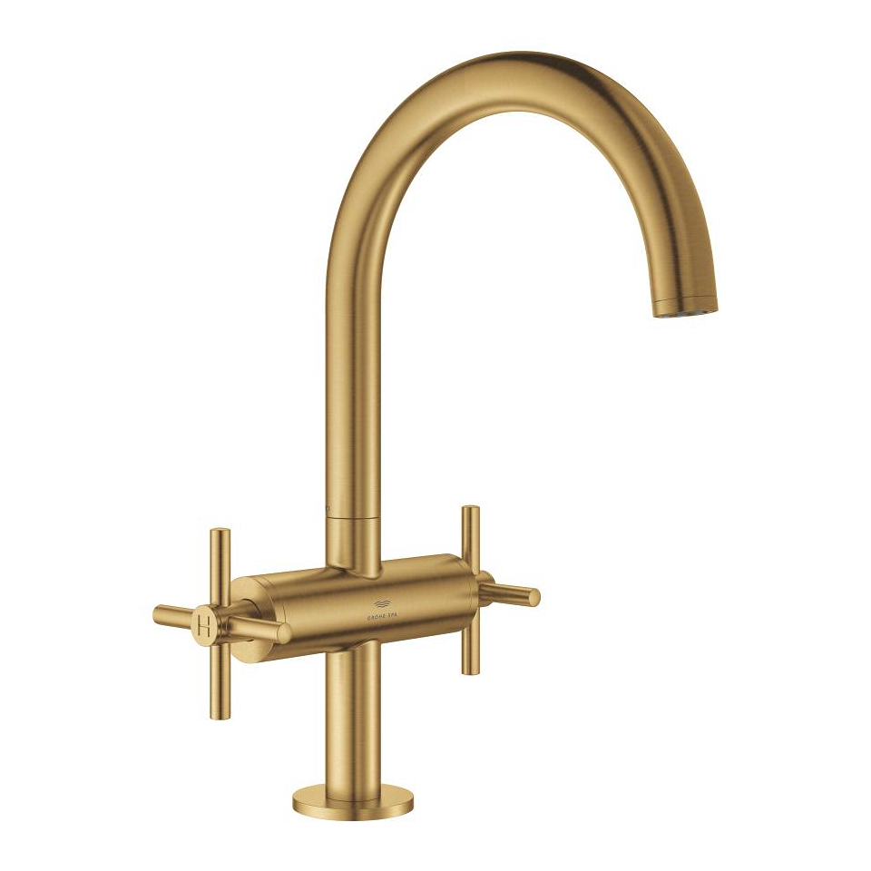 GROHE Atrio Waschtisch-Einlochbatterie, 1/2″ L-Size #21144GN0 - cool sunrise gebürstet