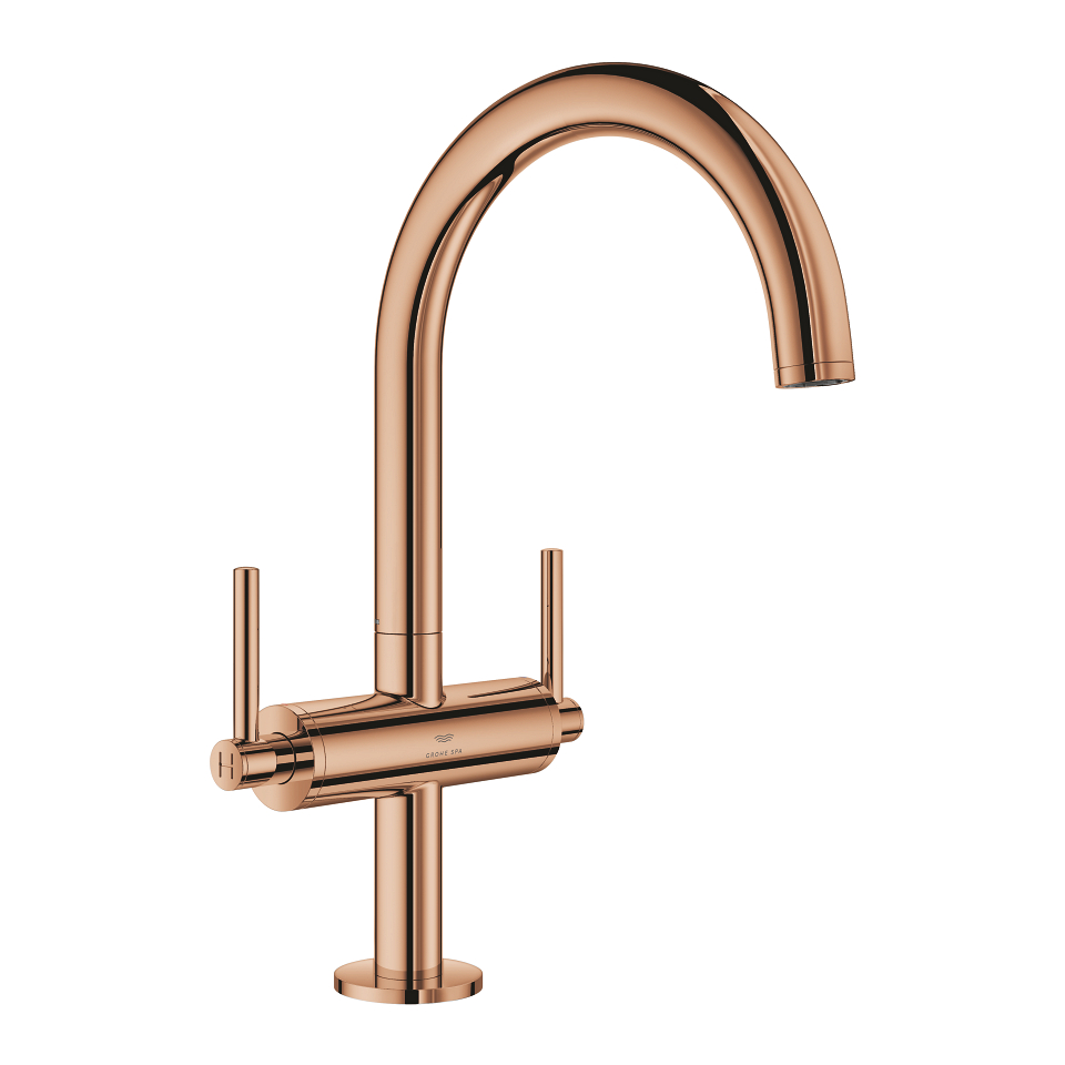 GROHE Atrio Waschtisch-Einlochbatterie, 1/2″ L-Size #21145DA0 - warm sunset