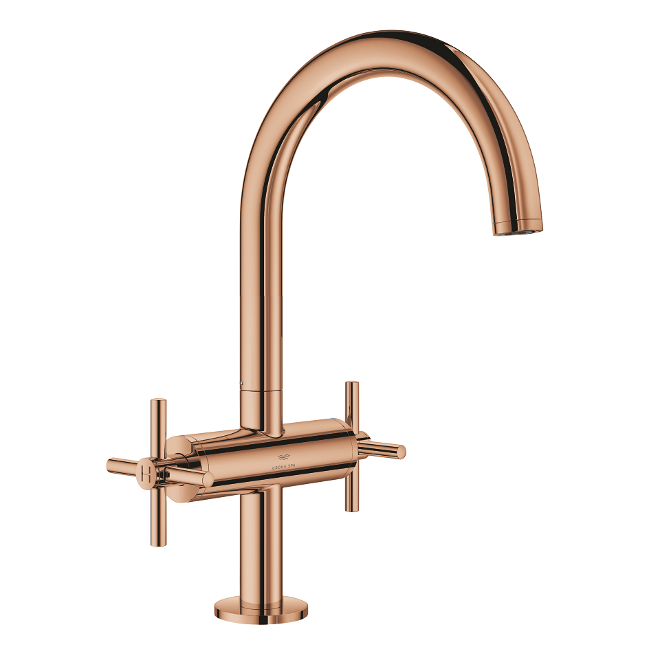 GROHE Atrio Waschtisch-Einlochbatterie, 1/2″ L-Size #21144DA0 - warm sunset