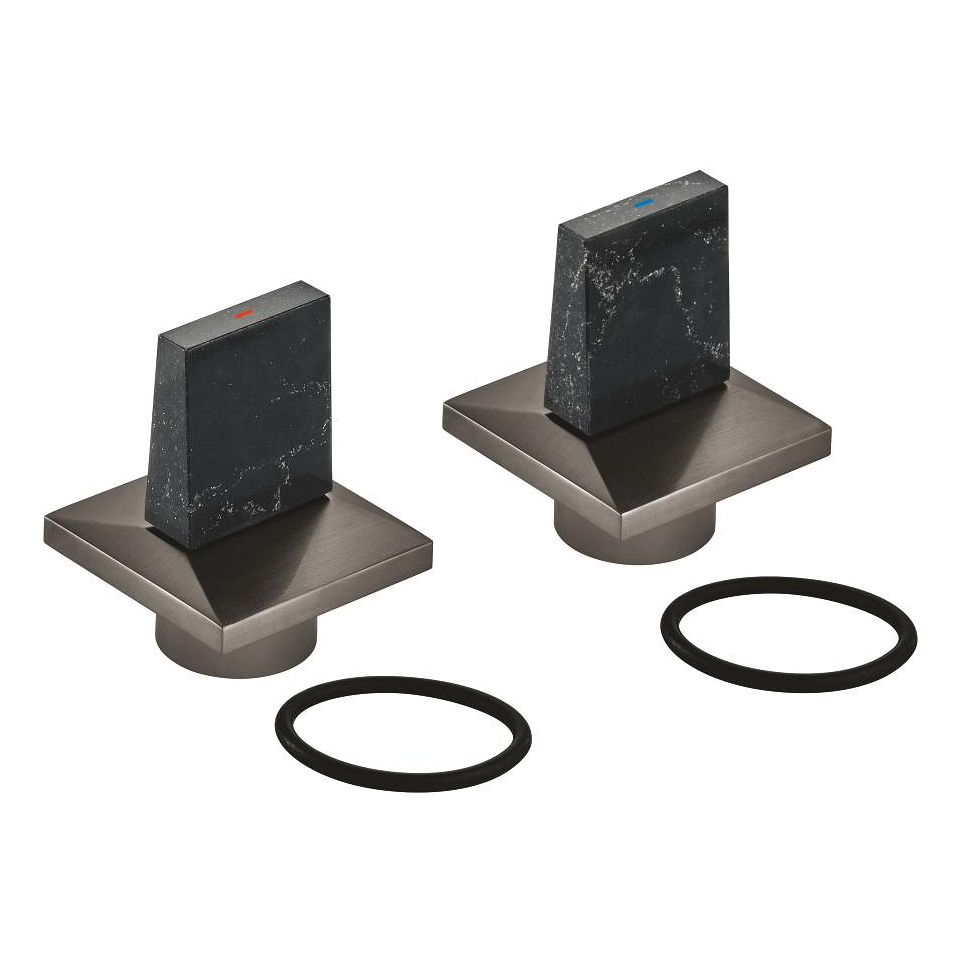 GROHE Allure Brilliant Griffpaar #101335AL00 - hard graphite gebürstet